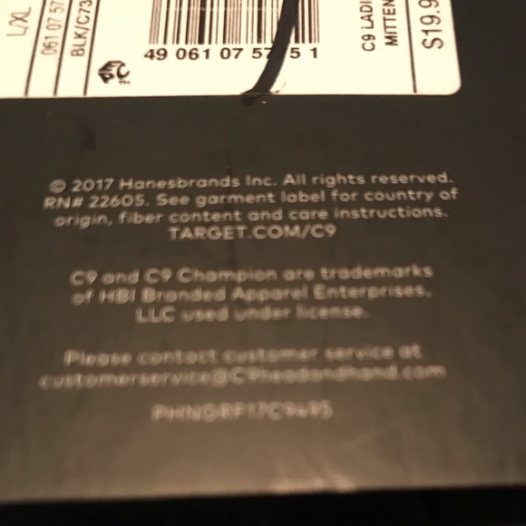 NEW Champion 9 Ladies Mittens Water Resistant - Picture 5 of 6